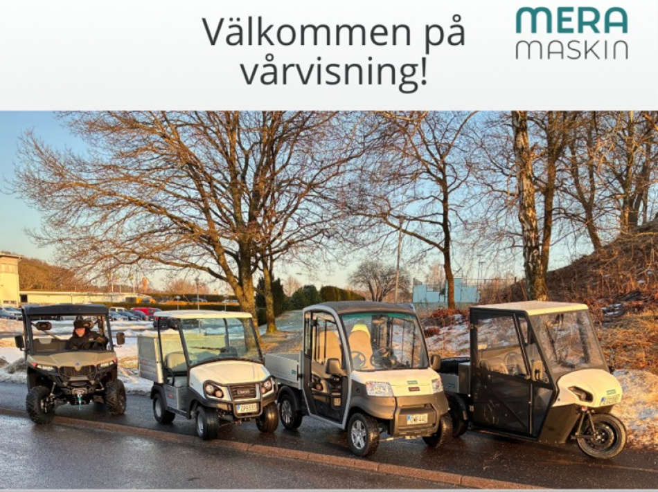 Boka in vårvisning i din kalender!